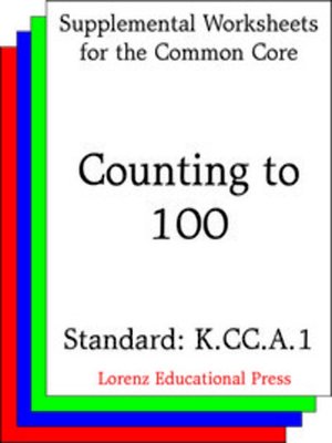 cover image of CCSS K.CC.A.1 Counting to 100